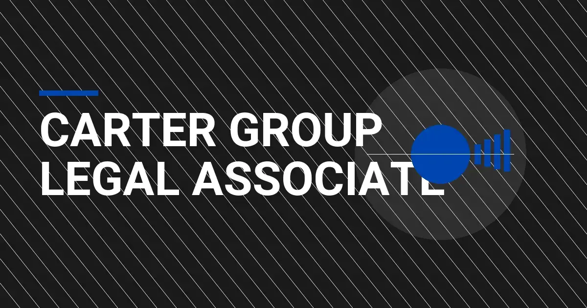 Carter Group Legal Associate
