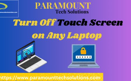 Turn Off Touch Screen on Any Laptop