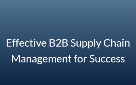 Effective B2B Supply Chain Management for Success