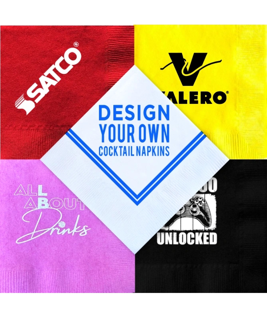 Elevate Every Occasion with Customized Cocktail Napkins