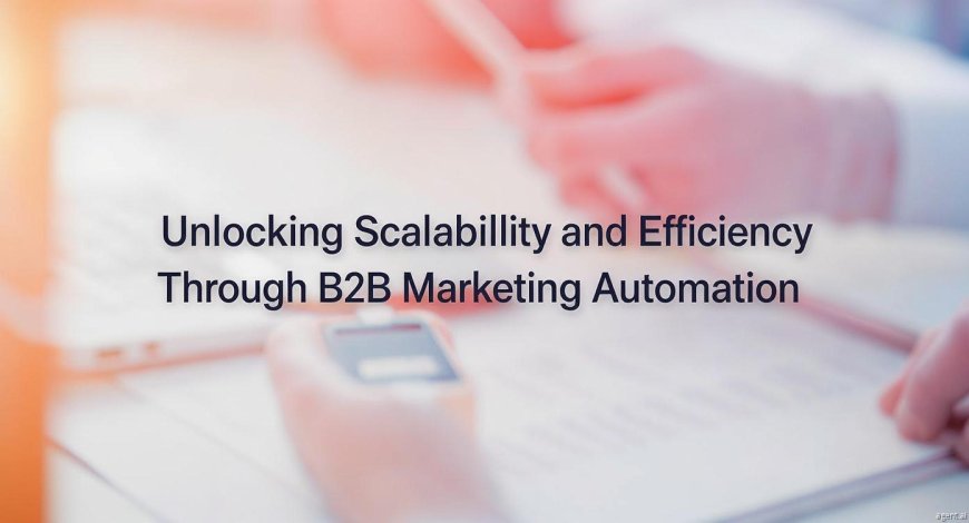 Unlocking Scalability and Efficiency Through B2B Marketing Automation